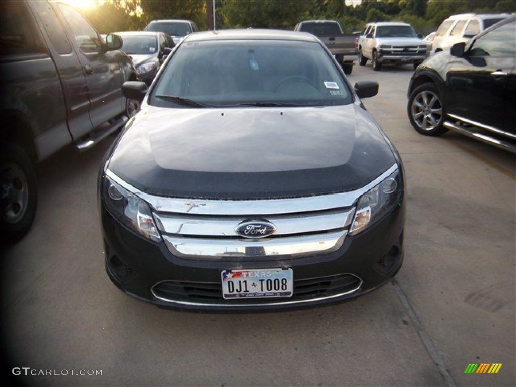 2012 Fusion S - Black / Medium Light Stone photo #1