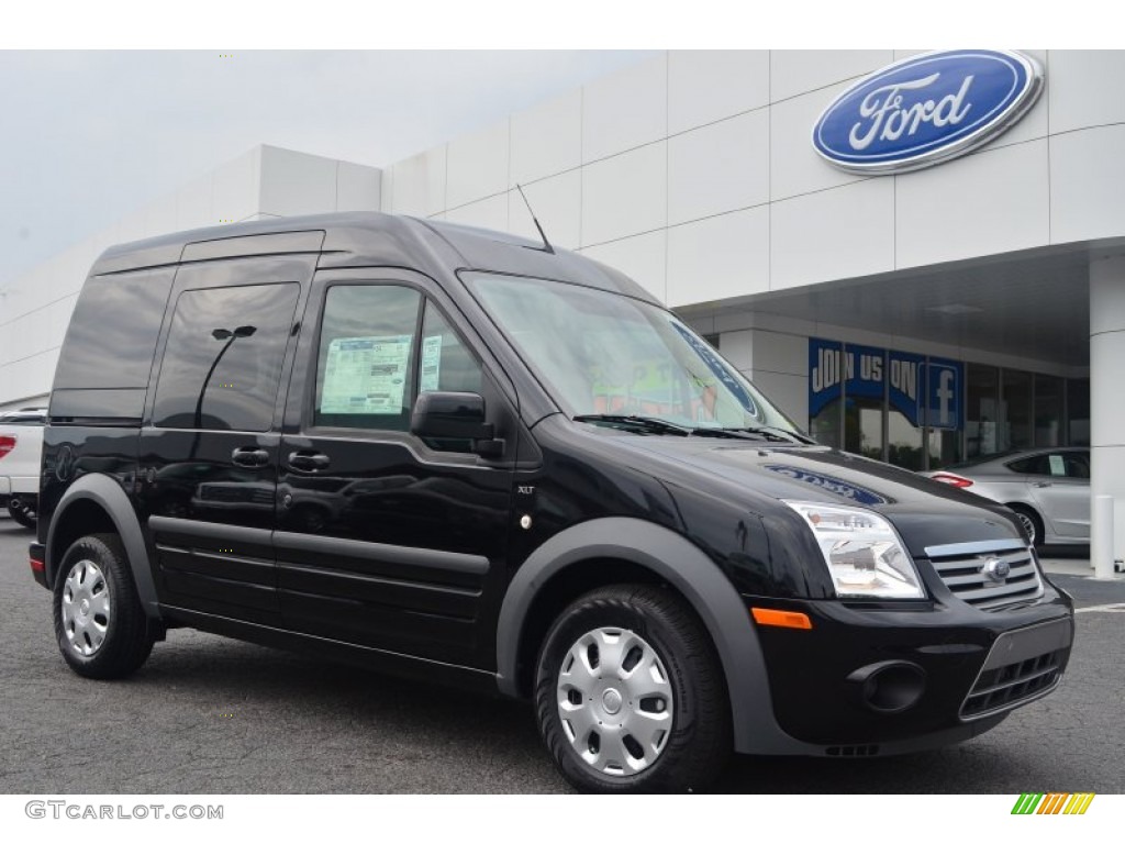 Panther Black Metallic 2013 Ford Transit Connect XLT Wagon Exterior Photo #84702551