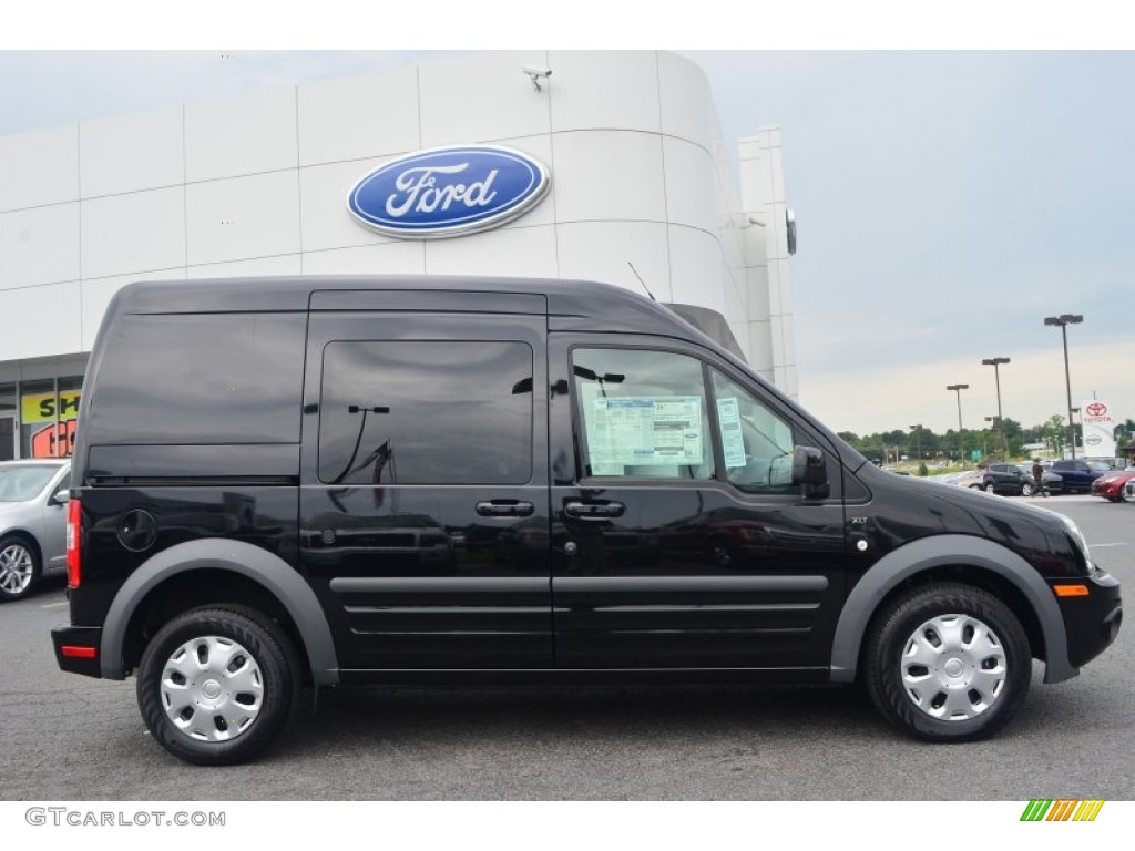 Panther Black Metallic 2013 Ford Transit Connect XLT Wagon Exterior Photo #84702569