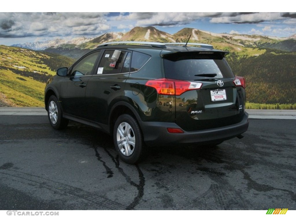 2013 RAV4 LE AWD - Spruce Green Mica / Ash photo #2