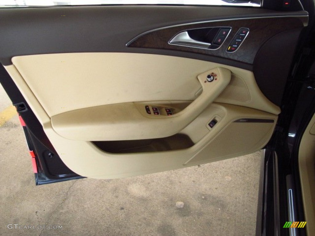 2014 A6 3.0T quattro Sedan - Oolong Gray Metallic / Velvet Beige photo #8
