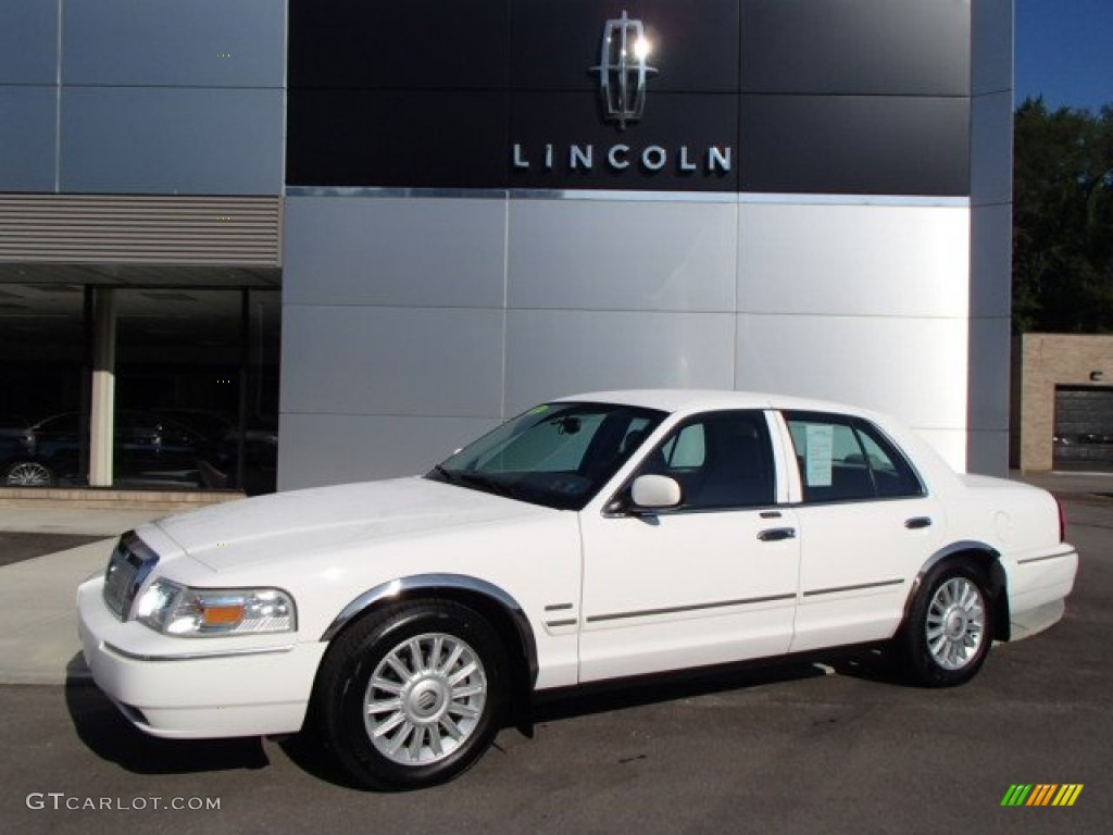 2010 Grand Marquis LS Ultimate Edition - Vibrant White / Medium Light Stone photo #1