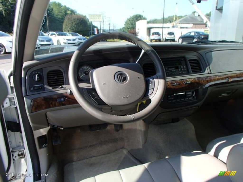 2010 Grand Marquis LS Ultimate Edition - Vibrant White / Medium Light Stone photo #12