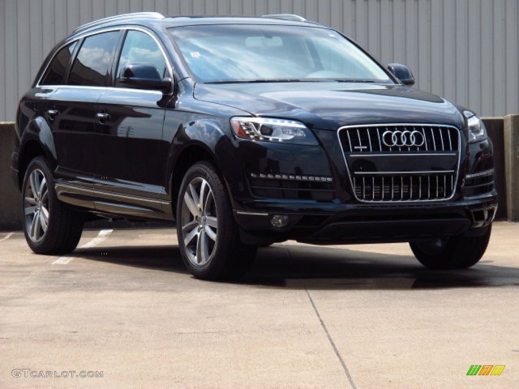 Orca Black Metallic 2014 Audi Q7 3.0 TFSI quattro Exterior Photo #84704507