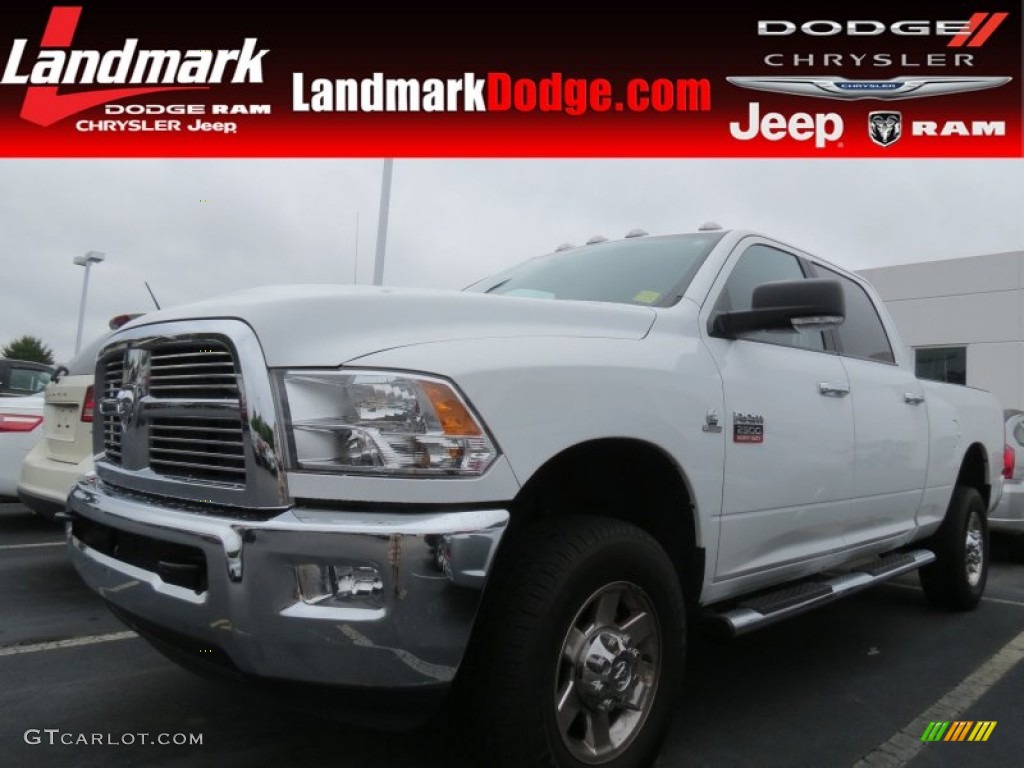 2012 Ram 2500 HD Big Horn Crew Cab 4x4 - Bright White / Dark Slate/Medium Graystone photo #1