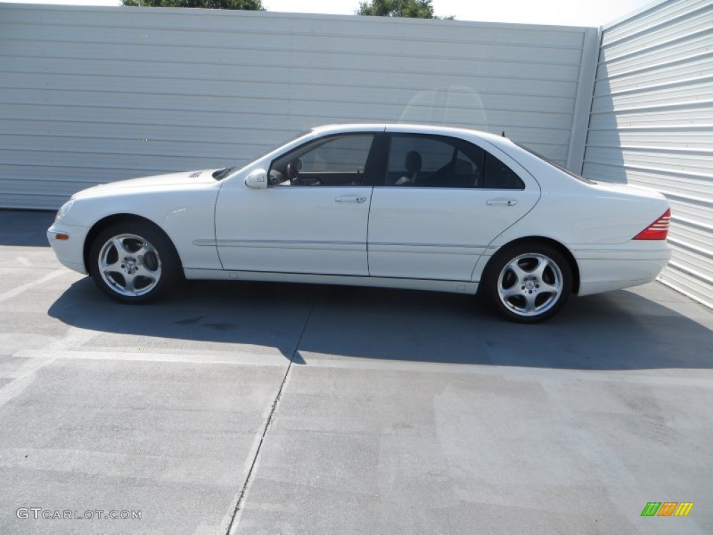 2004 S 500 Sedan - Alabaster White / Ash photo #6