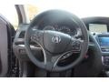 Ebony 2014 Acura RLX Advance Package Steering Wheel