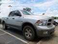 2011 Bright Silver Metallic Dodge Ram 1500 SLT Outdoorsman Crew Cab 4x4  photo #4