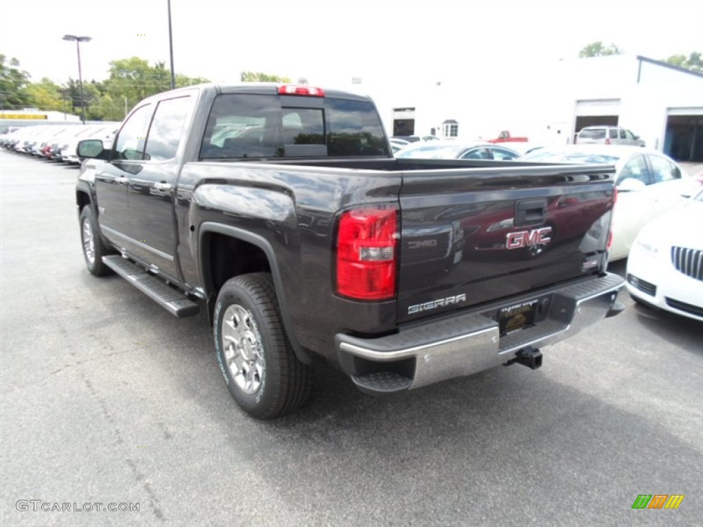 2014 Sierra 1500 SLE Crew Cab 4x4 - Iridium Metallic / Jet Black photo #6