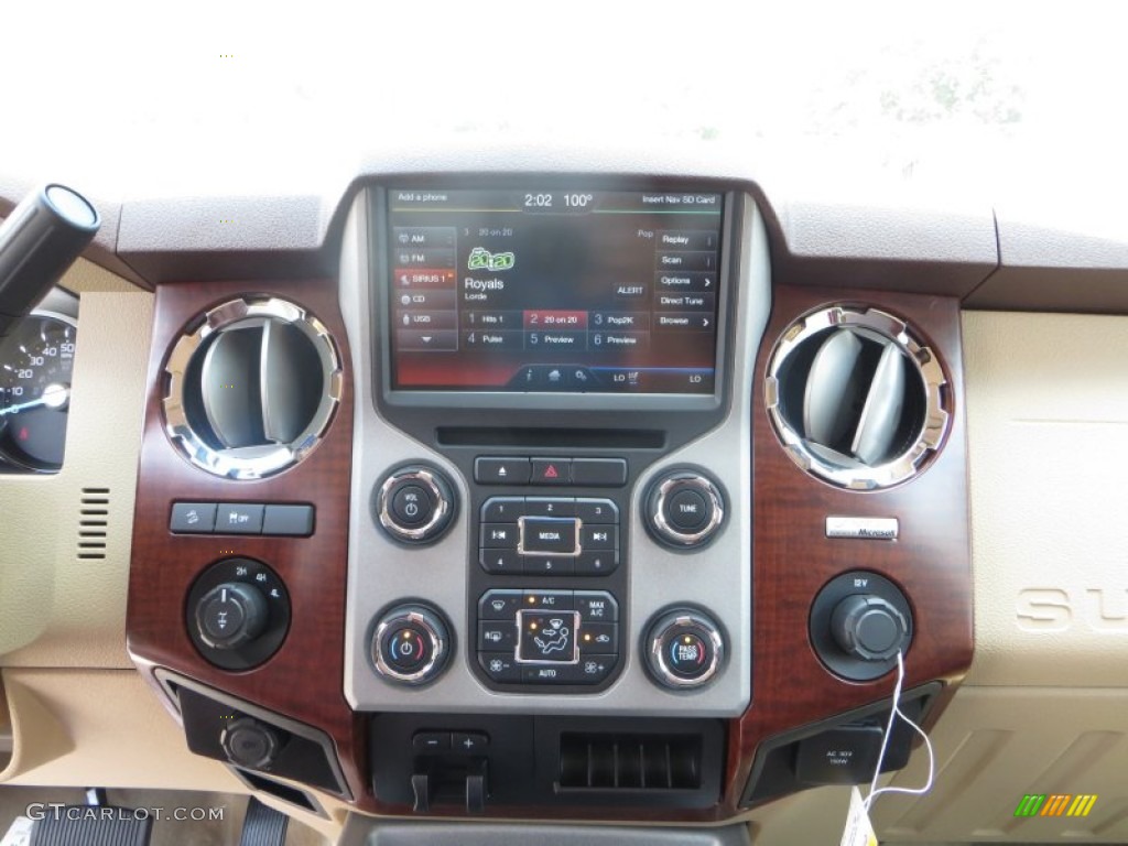 2014 Ford F250 Super Duty King Ranch Crew Cab 4x4 Controls Photo #84708617
