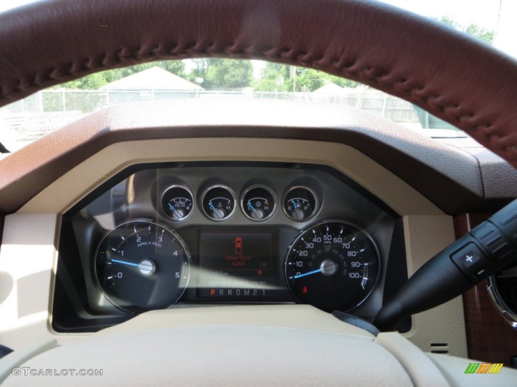 2014 Ford F250 Super Duty King Ranch Crew Cab 4x4 Gauges Photo #84708647