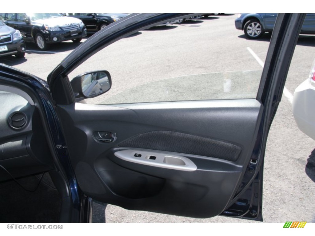 2008 Yaris S Sedan - Nautical Blue Metallic / Dark Charcoal photo #16