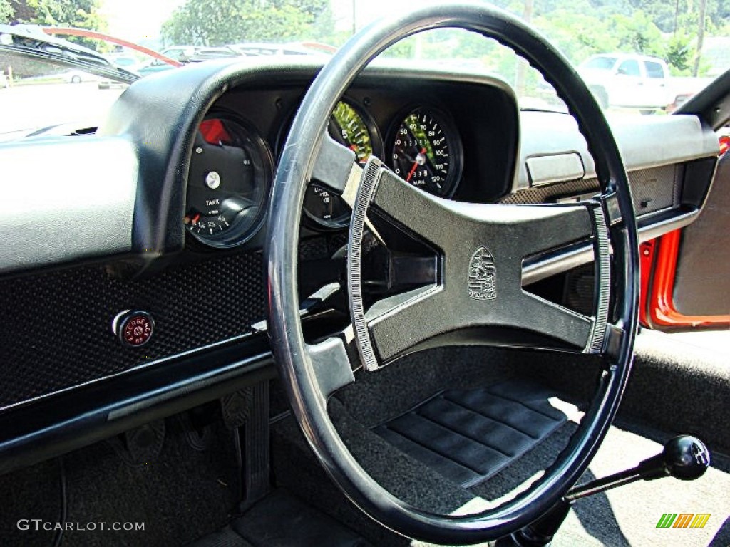 1971 Porsche 914 Standard 914 Model Black Steering Wheel Photo #84710069