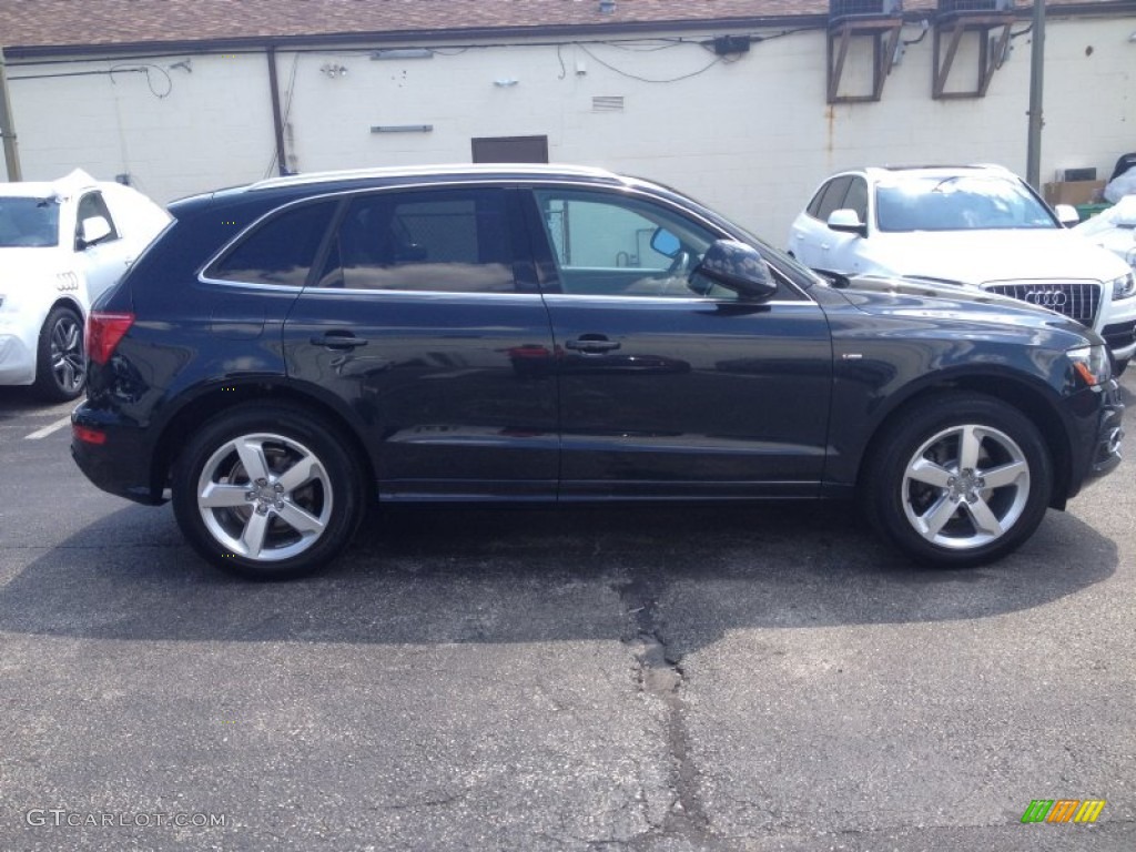 2012 Q5 3.2 FSI quattro - Moonlight Blue Metallic / Cardamom Beige photo #13