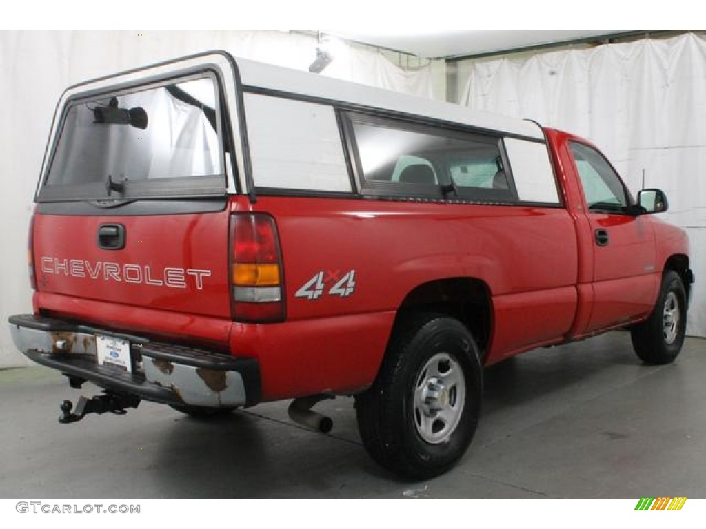 2001 Silverado 1500 Regular Cab 4x4 - Victory Red / Graphite photo #6