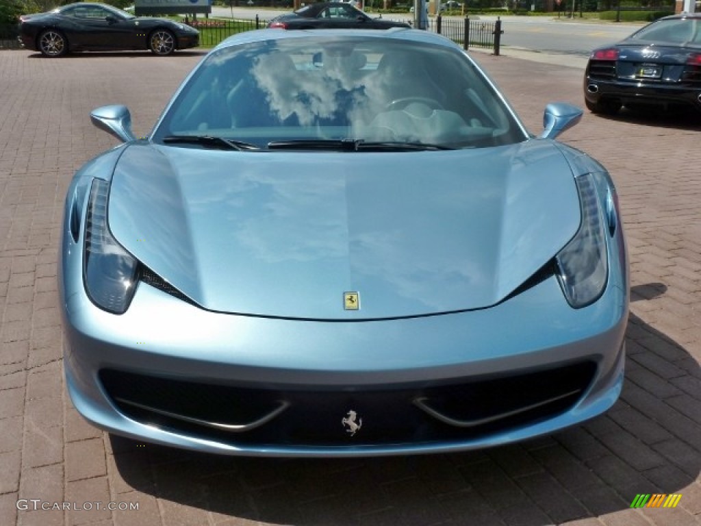 Azzuro California (Blue Silver Metallic) 2012 Ferrari 458 Italia Exterior Photo #84710765