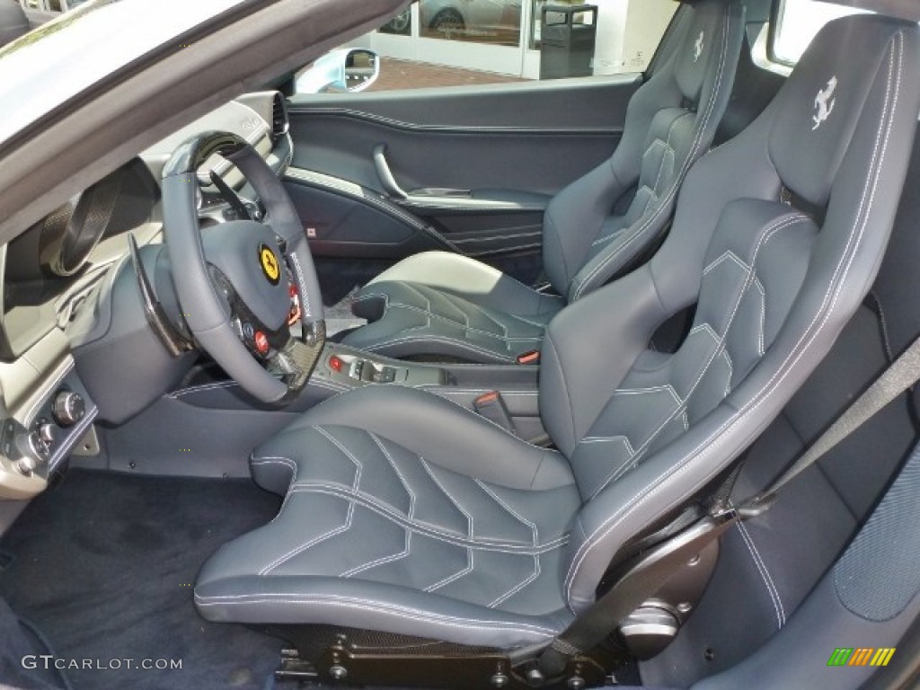 Blu Scuro Interior 2012 Ferrari 458 Italia Photo #84710834