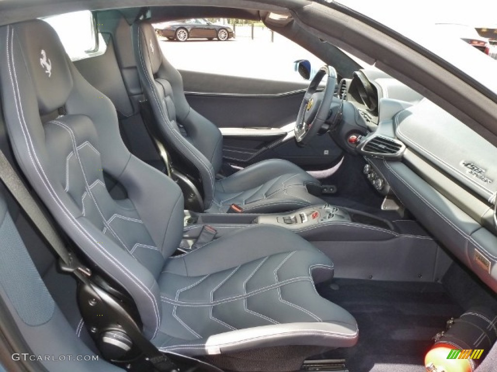 Blu Scuro Interior 2012 Ferrari 458 Italia Photo #84710972