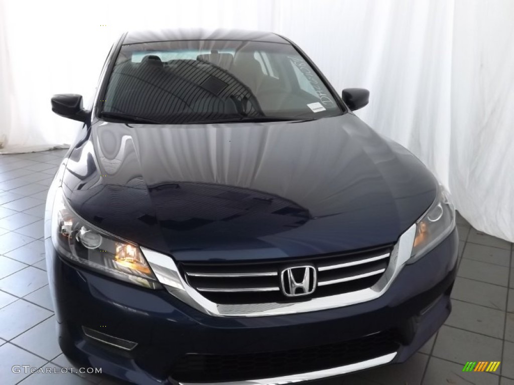 2013 Accord Sport Sedan - Obsidian Blue Pearl / Black photo #2