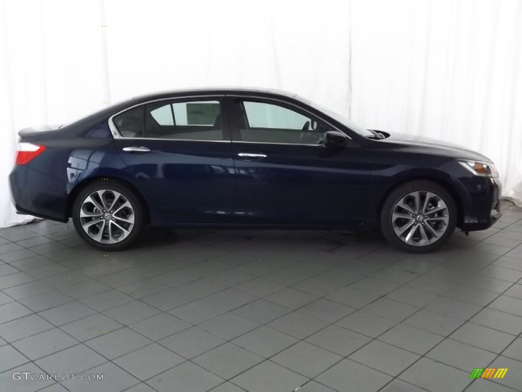 2013 Accord Sport Sedan - Obsidian Blue Pearl / Black photo #5