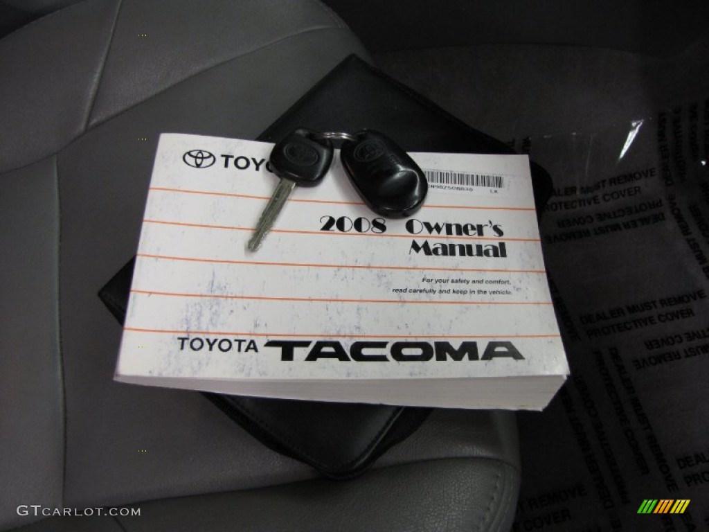 2008 Tacoma V6 SR5 Double Cab 4x4 - Speedway Blue / Graphite Gray photo #28