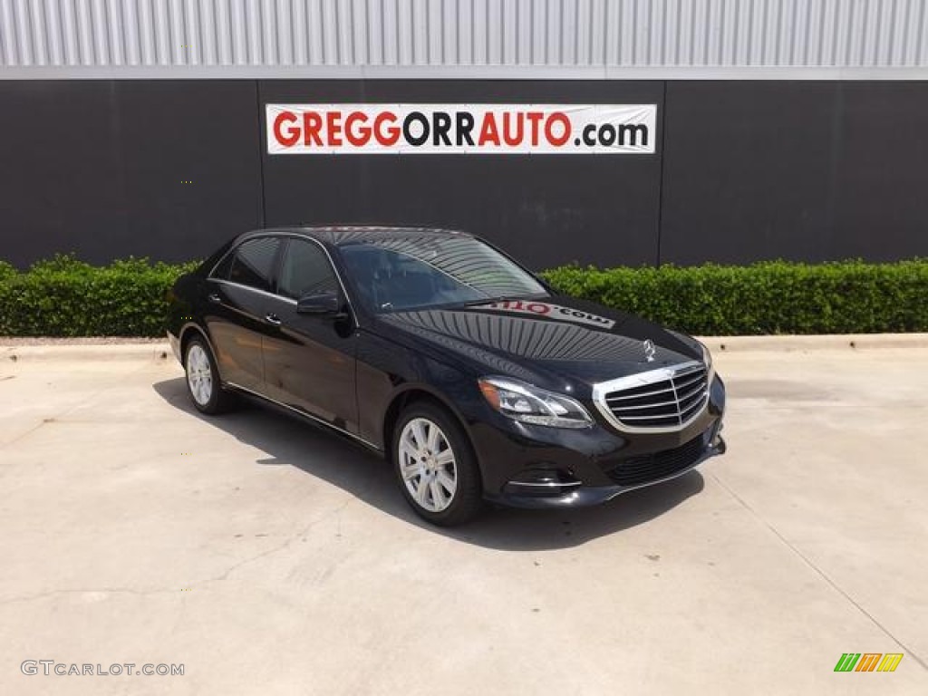 2014 E 350 Sedan - Black / Black photo #1