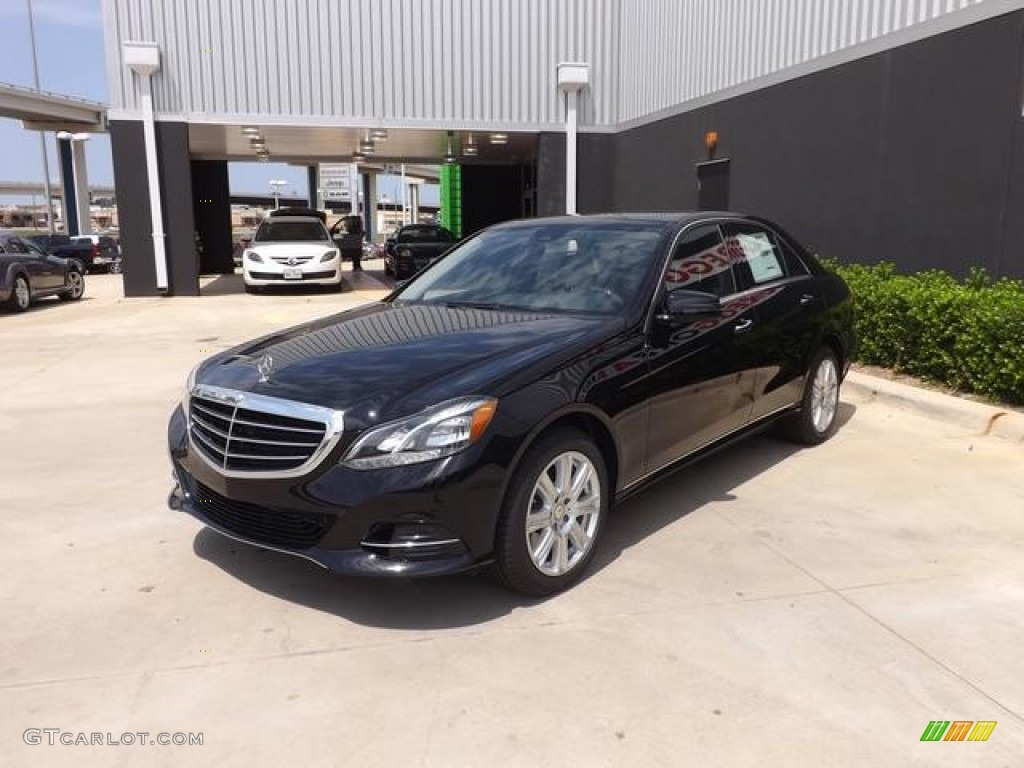 2014 E 350 Sedan - Black / Black photo #2