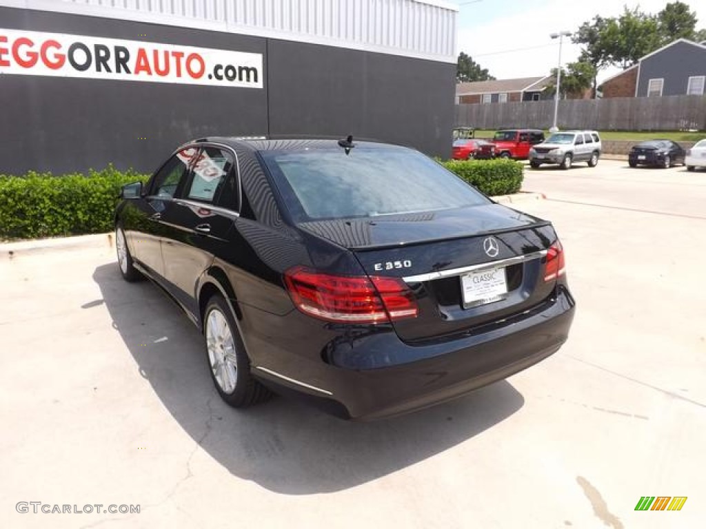 2014 E 350 Sedan - Black / Black photo #4