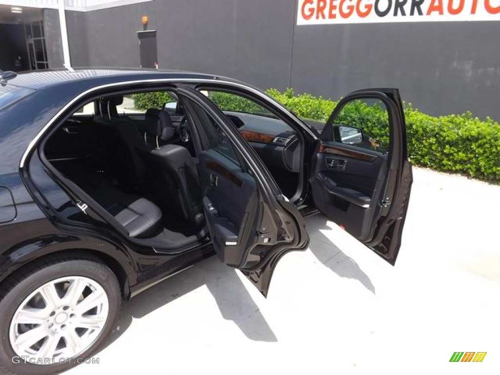 2014 E 350 Sedan - Black / Black photo #9