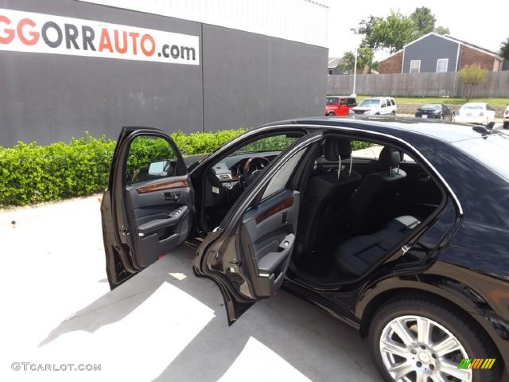 2014 E 350 Sedan - Black / Black photo #10