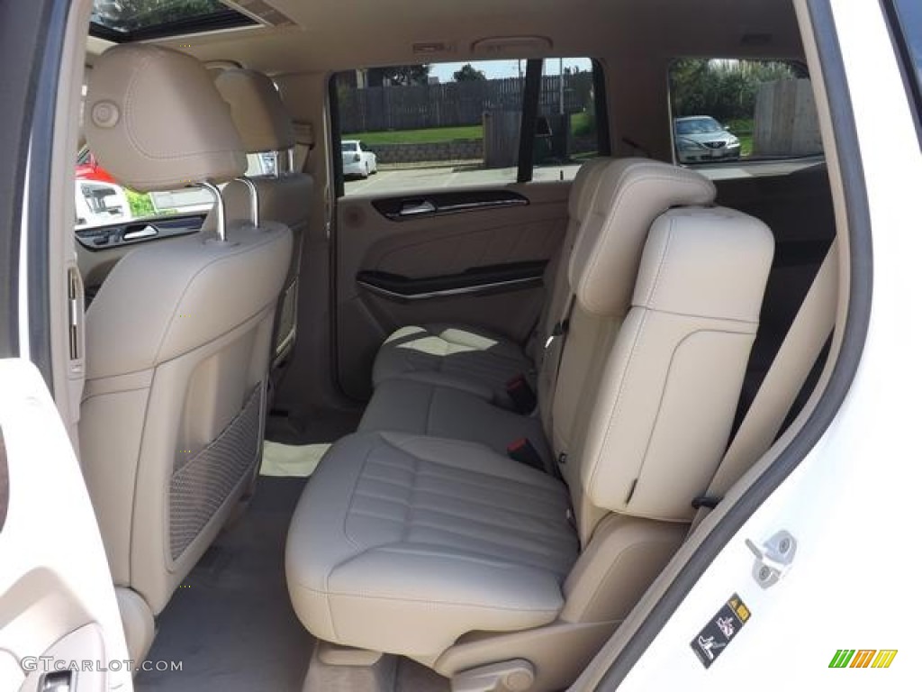 Almond Beige Interior 2014 Mercedes-Benz GL 450 4Matic Photo #84713219