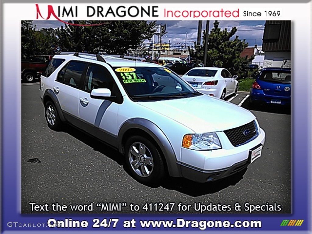 2005 Freestyle SEL AWD - Oxford White / Shale photo #6
