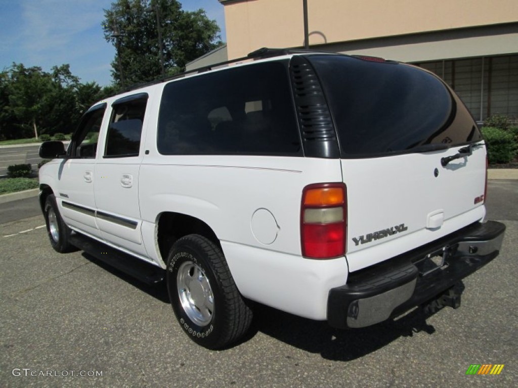 2003 Yukon XL SLT 4x4 - Summit White / Pewter/Dark Pewter photo #5