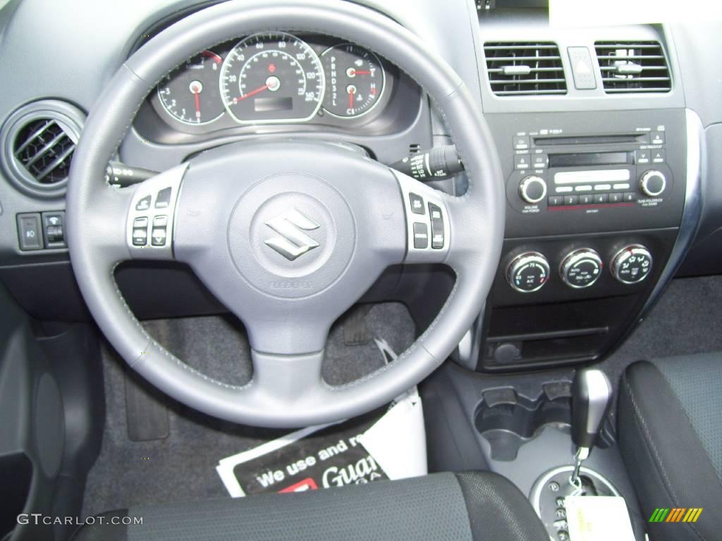2008 SX4 Sport Touring Sedan - Quicksilver Metallic / Black photo #8