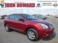 2011 Cayenne Red Nissan Rogue S AWD  photo #1