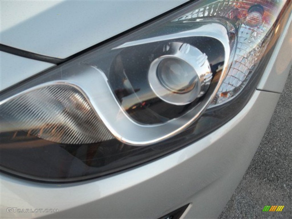 2013 Elantra GT - Silver / Black photo #2