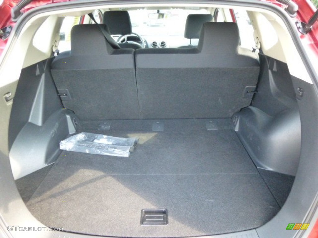 2011 Rogue S AWD - Cayenne Red / Black photo #6