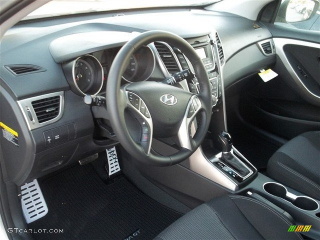 2013 Elantra GT - Silver / Black photo #6