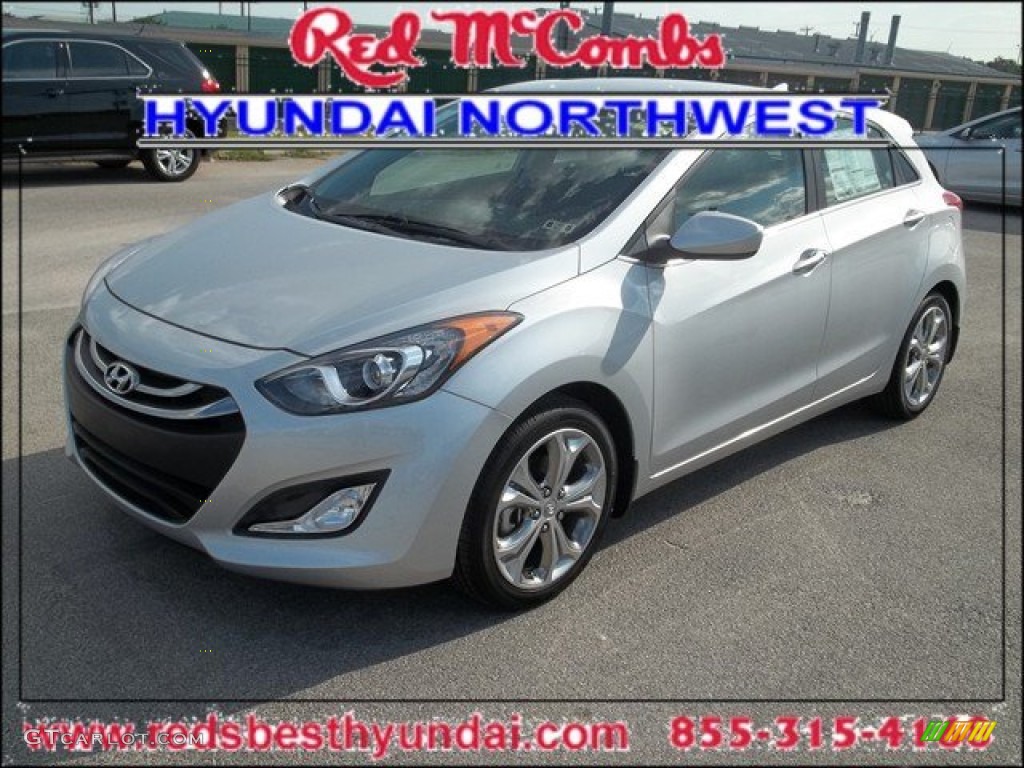 2013 Elantra GT - Silver / Black photo #1