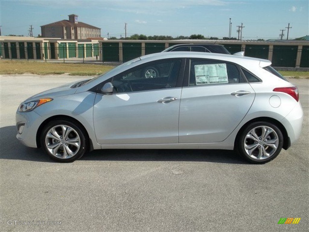 2013 Elantra GT - Silver / Black photo #2