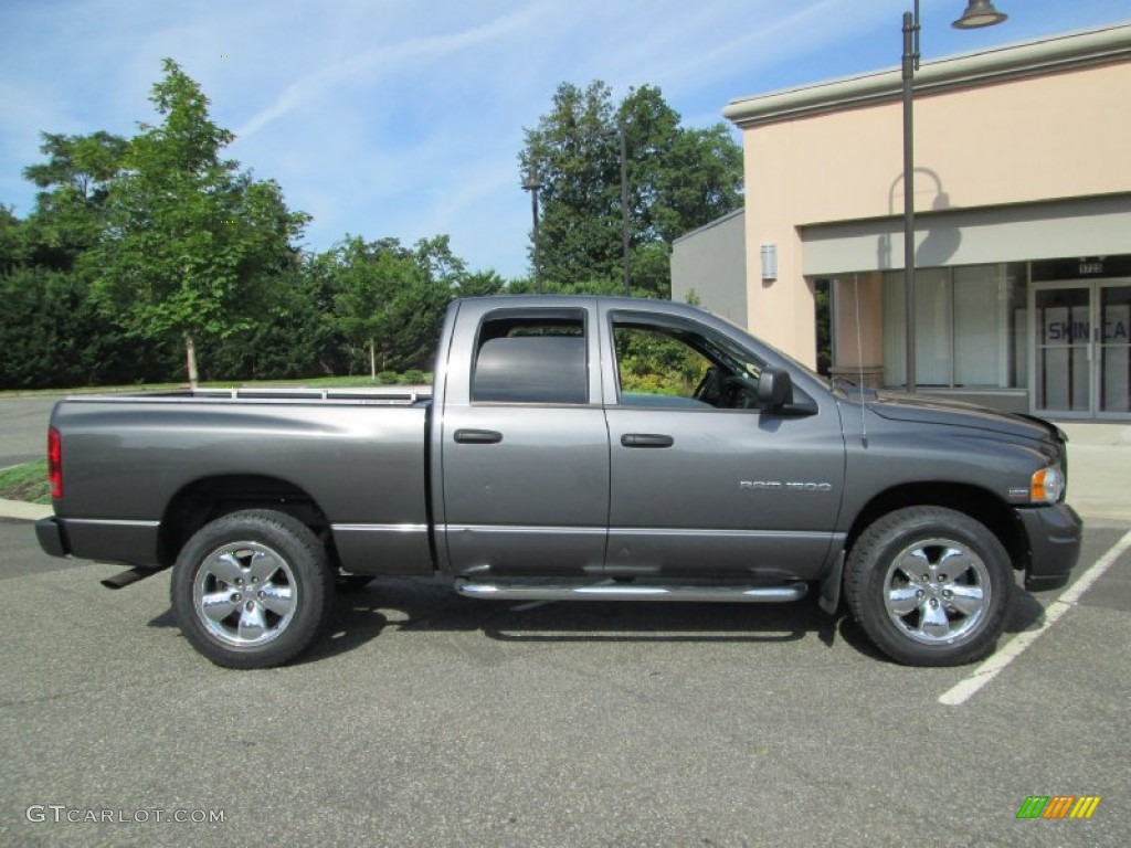 2003 Ram 1500 Laramie Quad Cab 4x4 - Graphite Metallic / Dark Slate Gray photo #10