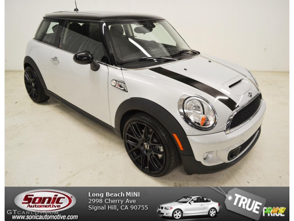 2013 Cooper S Hardtop - White Silver Metallic / Carbon Black photo #1