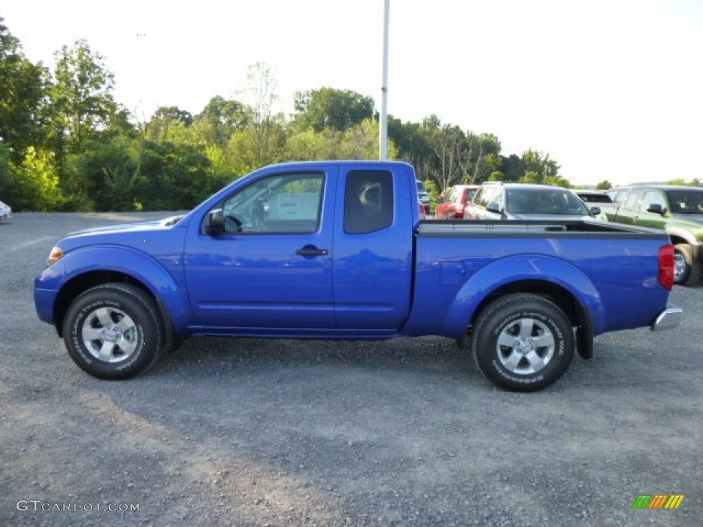 2013 Frontier SV V6 King Cab 4x4 - Metallic Blue / Graphite Steel photo #4