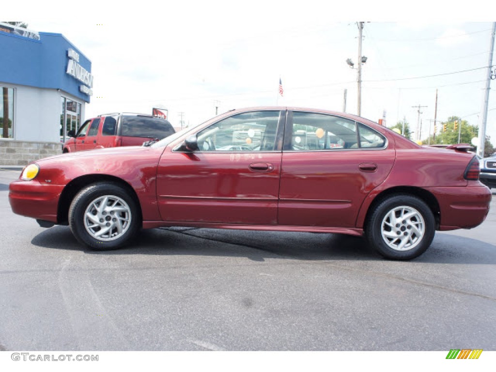 2003 Grand Am SE Sedan - Redfire Metallic / Dark Taupe photo #1