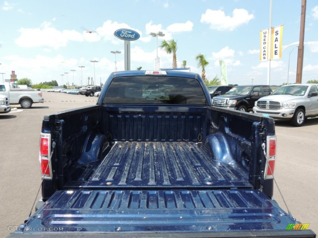 2010 F150 XLT SuperCrew - Dark Blue Pearl Metallic / Medium Stone photo #4