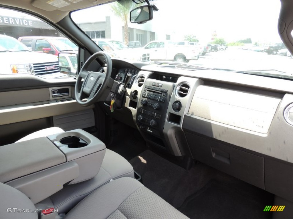2010 F150 XLT SuperCrew - Dark Blue Pearl Metallic / Medium Stone photo #6