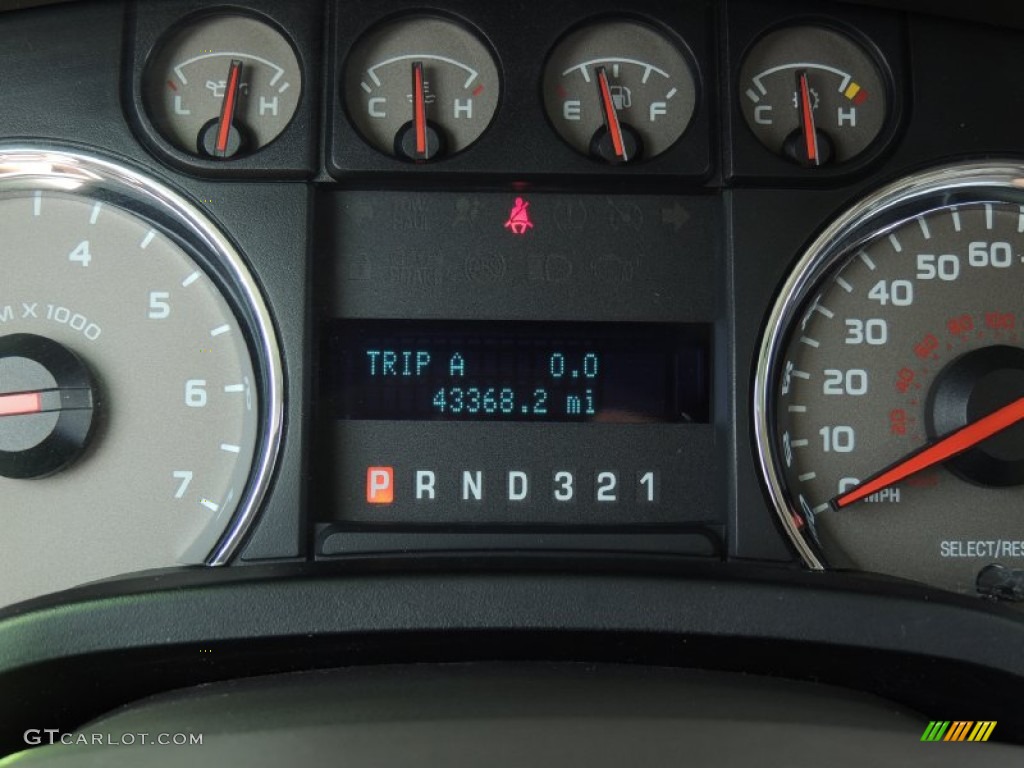 2010 F150 XLT SuperCrew - Dark Blue Pearl Metallic / Medium Stone photo #16