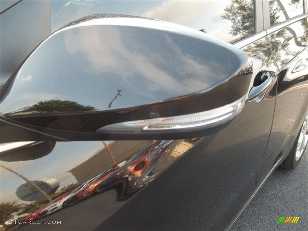 2013 Elantra GT - Black Noir Pearl / Black photo #3