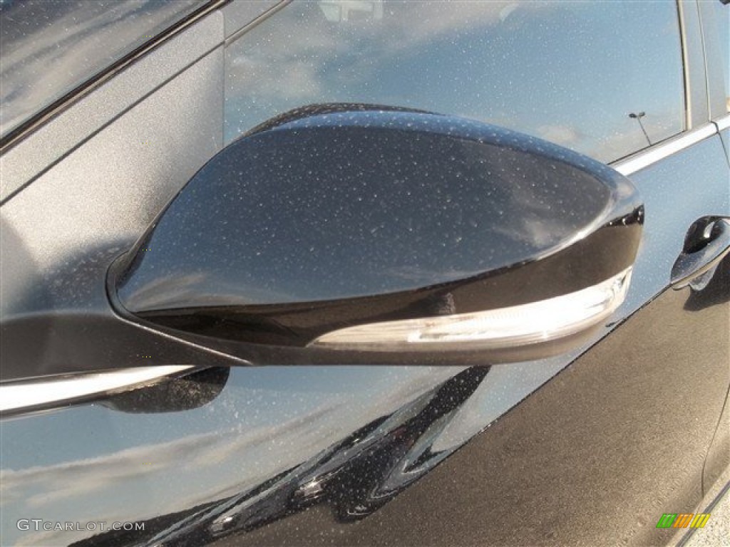 2013 Elantra GT - Black Noir Pearl / Beige photo #3