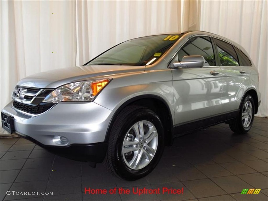 2010 CR-V EX-L - Alabaster Silver Metallic / Gray photo #8